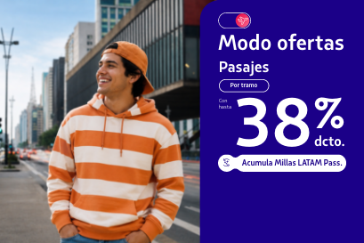 Venta de pasajes aéreos LATAM Airlines: ofertas 2026 para volar por el Perú y el mundo con descuentos imperdibles.